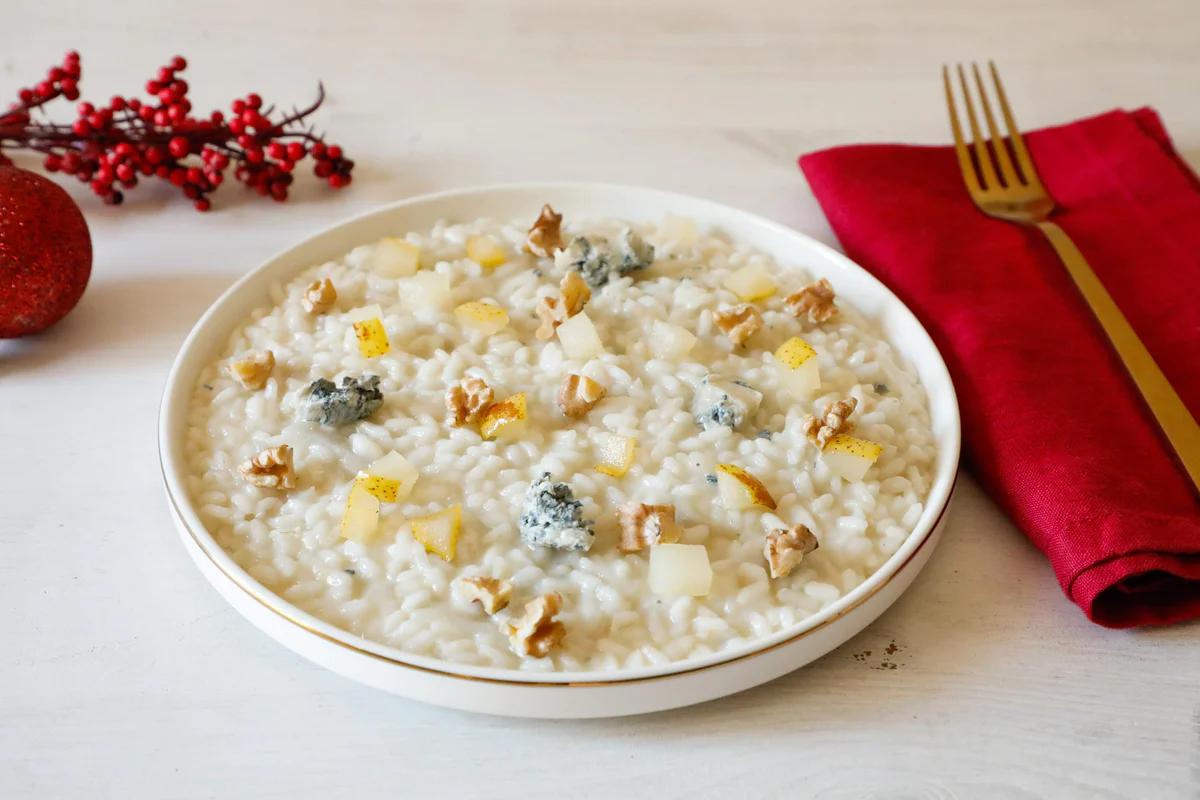 risotto alle pere e taleggio